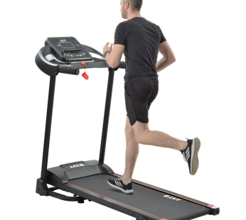 Electric Treadmill Motorized Running Machine, Jogging Walking Machine for Home use,MP3 & Dual Speakers,12 Pre-Programs,3 Level Manual Incline,0.8-12km/h,98% Assembled