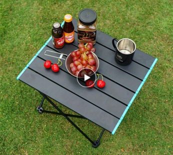 Lightweight & Portable Folding Table: Perfect For Outdoor Picnics & Camping!