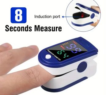 Portable Adult Pulse Oximeter with Plethysmograph & Perfusion Index – Accurate SpO2 Monitor, Battery-Powered with Color Display