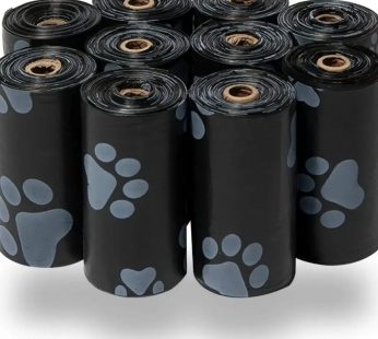 150pcs/10 Rolls Random Color Thick Dog Poop Bags, Leak Proof Pet Waste Bag For Dog Outdoor Walking