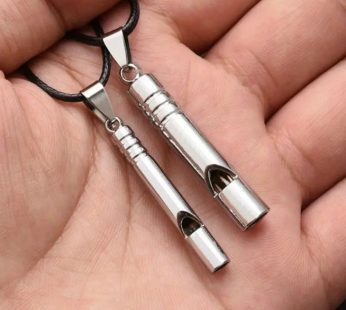 Lightweight & Loud Titanium Emergency Whistle – Perfect EDC Safety Tool for Hiking, Camping, and Outdoor Adventures