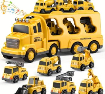 Educational Transport Truck Toy for 3-6 Years – Engaging Construction Fun & Ideal Gift!