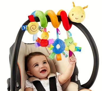 Rainbow-Colored Plush Animal Spiral Toy – Engage & Stimulate Your Baby’s Senses, Perfect Gift for New Moms