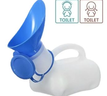 1000ml Compact Portable Unisex Urinal with Leak-Proof Lid & Removable Cover for Travel and Outdoor Convenience