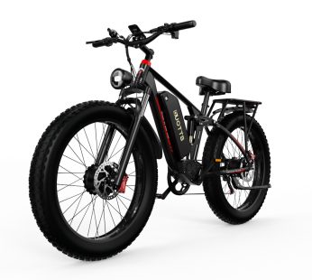 DUOTTS S26 Electric Bike 2024 Version 48V 20AH SamsungBattery 750W*2 Dual Motors 26*4.0inch Fat Tires 120-150KM Max Mileage 200KG Max Load Electric Bicycle