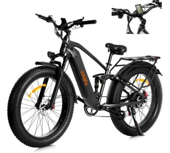 New Arrival – X26B electric bike |  Electric Bike for Adults with 48V 13AH Battery, 1200W Motor Peak, 45KM/H Max Speed, 26″ Electric Commuter Bike with 5 Gears